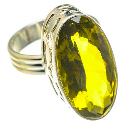 Olive Quartz Rings handcrafted by Ana Silver Co - RING67140