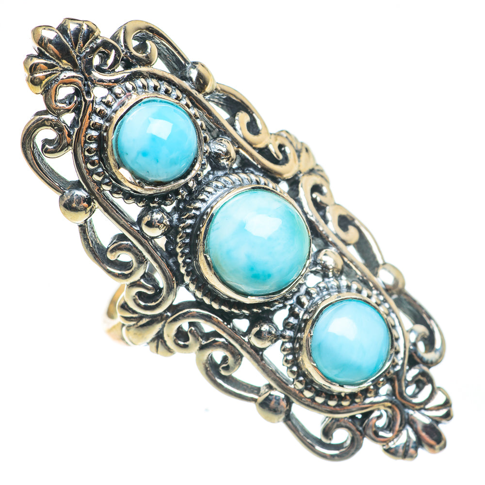 Larimar Rings handcrafted by Ana Silver Co - RING67144