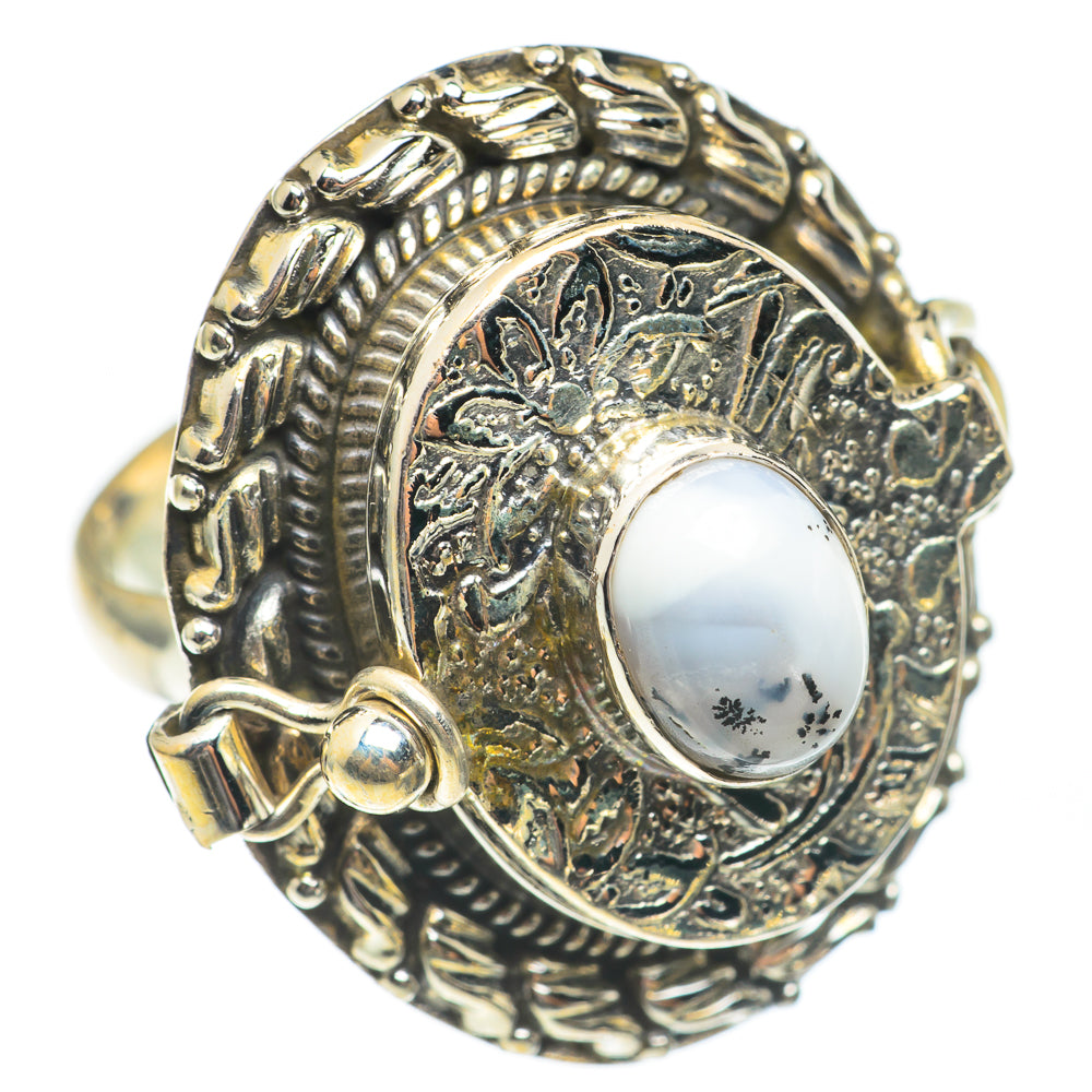Dendritic Opal Rings handcrafted by Ana Silver Co - RING67153