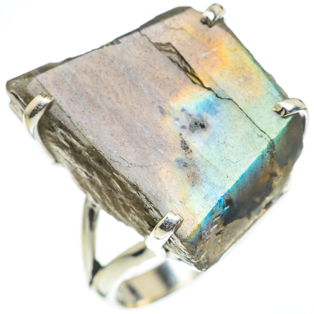 Labradorite Rings handcrafted by Ana Silver Co - RING67156
