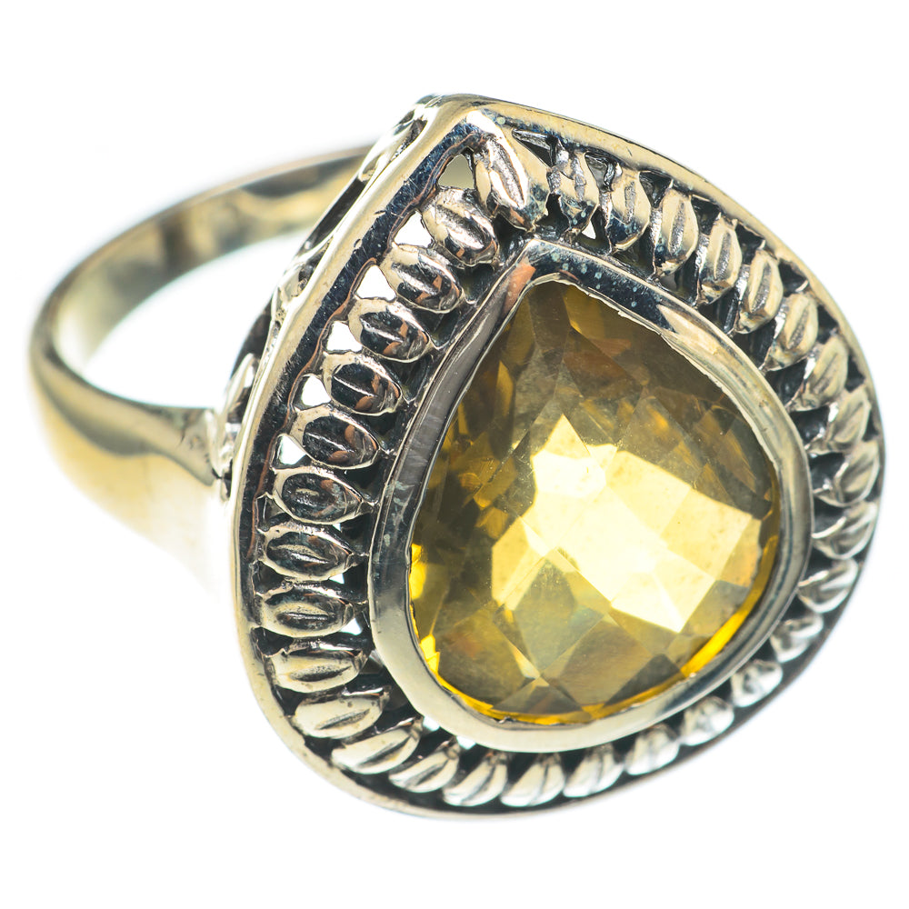 Citrine Rings handcrafted by Ana Silver Co - RING67157