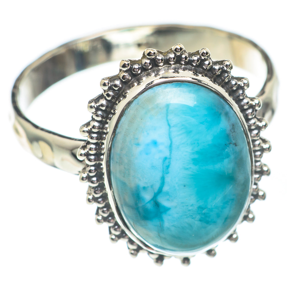 Larimar Rings handcrafted by Ana Silver Co - RING67167