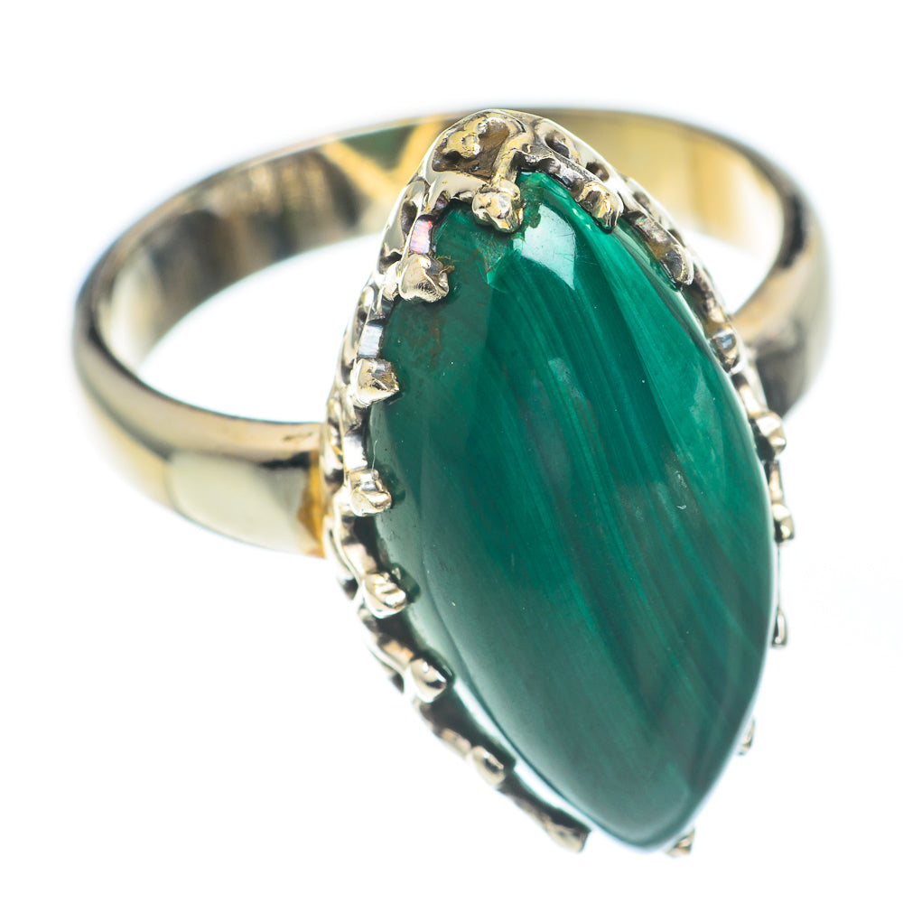Malachite Rings handcrafted by Ana Silver Co - RING67168