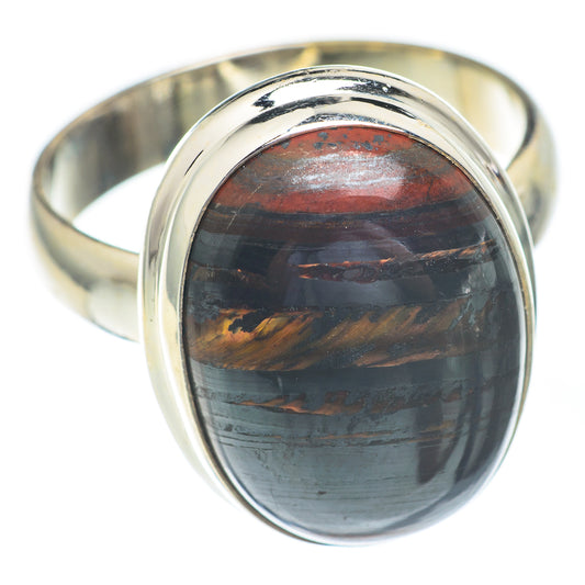 Tiger Iron Rings handcrafted by Ana Silver Co - RING67171