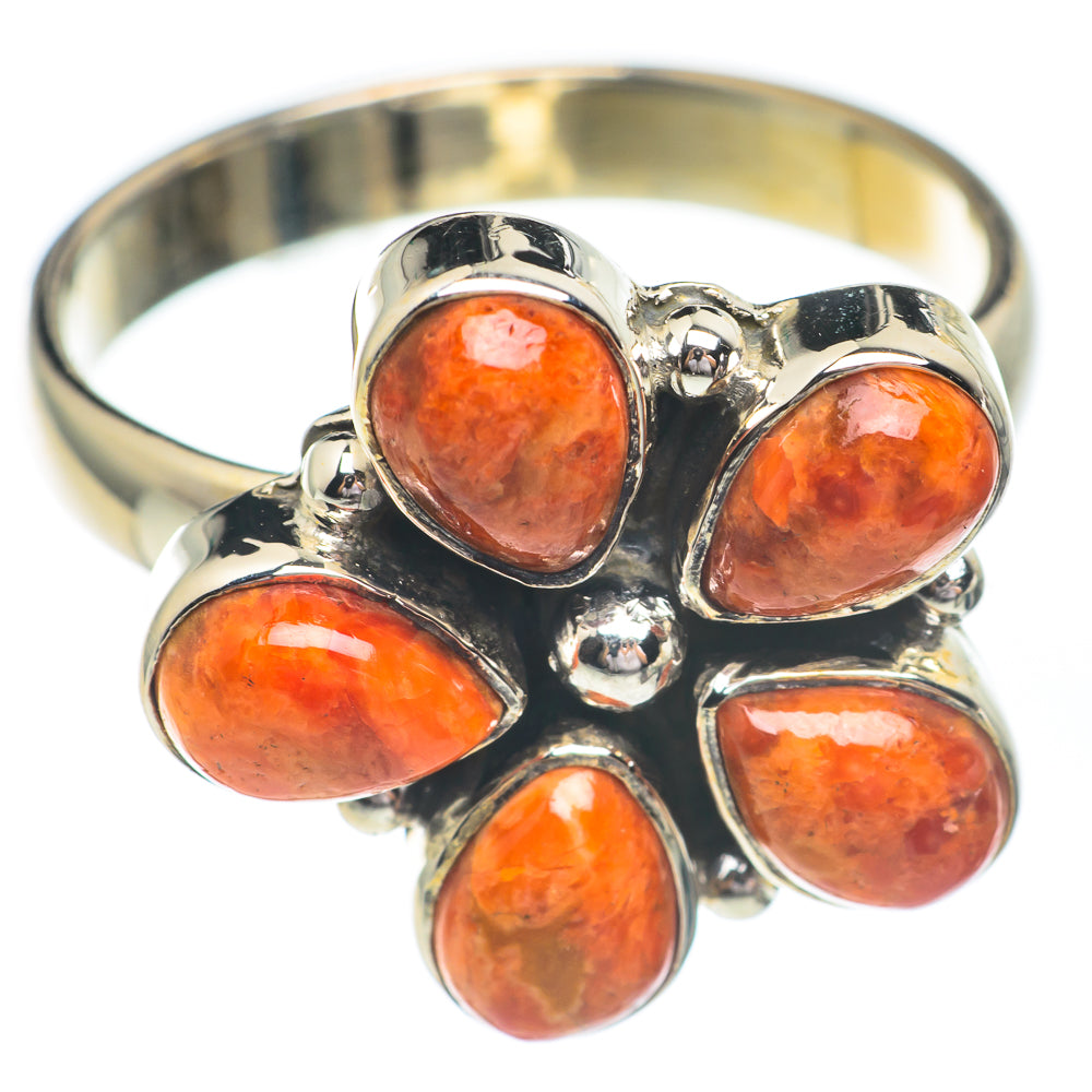 Sponge Coral Rings handcrafted by Ana Silver Co - RING67173