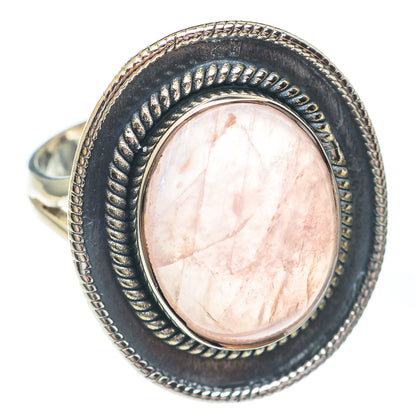 Rose Quartz Rings handcrafted by Ana Silver Co - RING67174