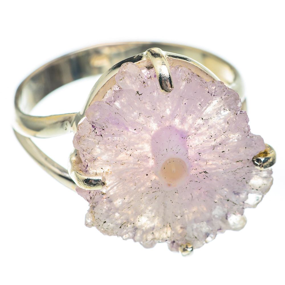 Amethyst Stalactite Rings handcrafted by Ana Silver Co - RING67180