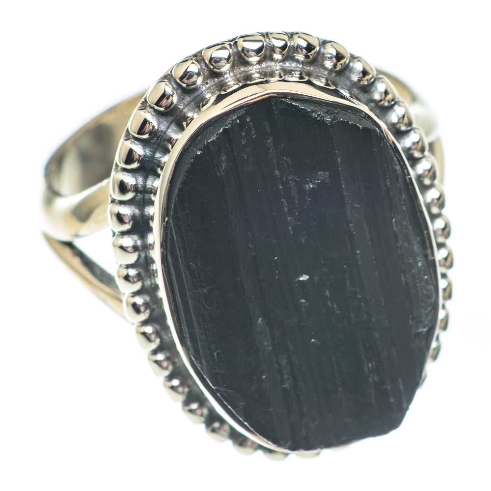 Black Tourmaline Rings handcrafted by Ana Silver Co - RING67183