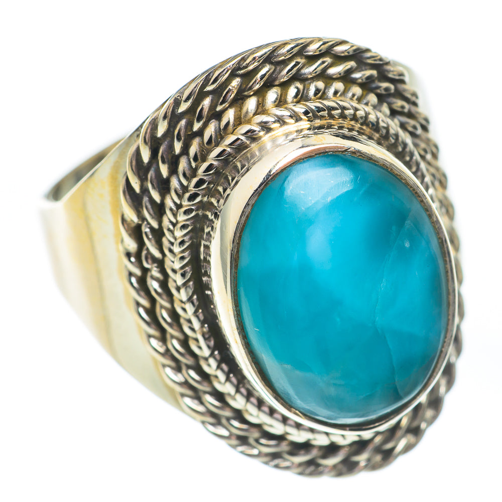 Larimar Rings handcrafted by Ana Silver Co - RING67195