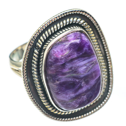 Charoite Rings handcrafted by Ana Silver Co - RING67211