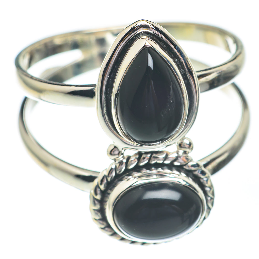 Black Onyx Rings handcrafted by Ana Silver Co - RING67214
