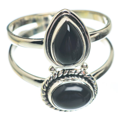 Black Onyx Rings handcrafted by Ana Silver Co - RING67214