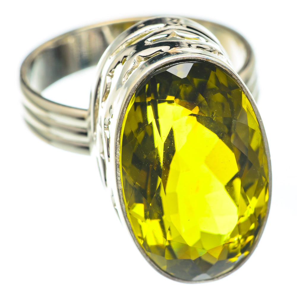 Olive Quartz Rings handcrafted by Ana Silver Co - RING67221