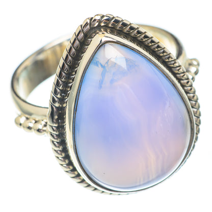 Aqua Chalcedony Rings handcrafted by Ana Silver Co - RING67224