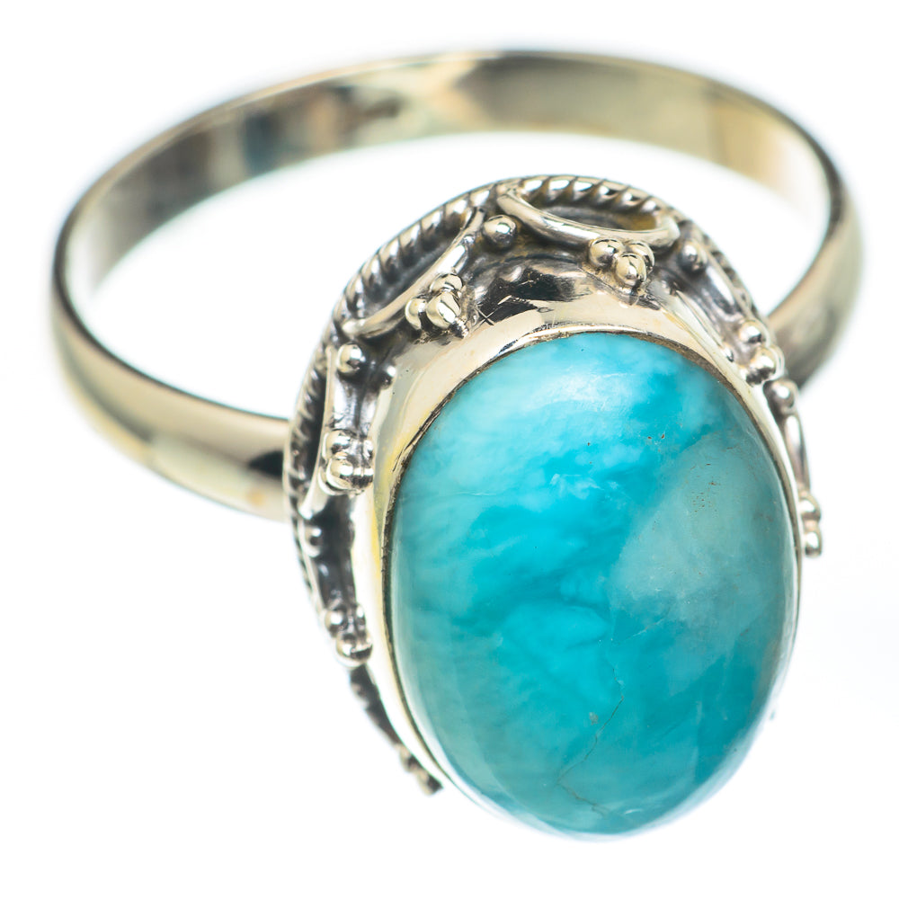 Larimar Rings handcrafted by Ana Silver Co - RING67226