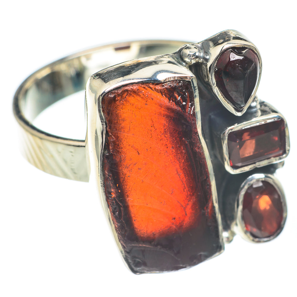 Garnet Rings handcrafted by Ana Silver Co - RING67240