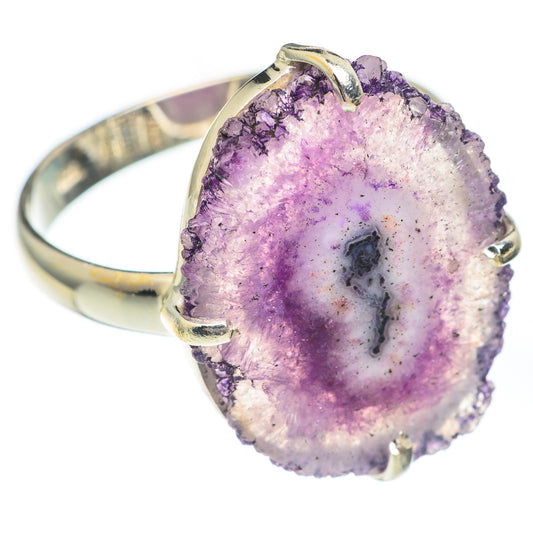 Amethyst Stalactite Rings handcrafted by Ana Silver Co - RING67242