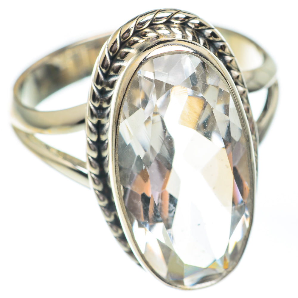 White Quartz Rings handcrafted by Ana Silver Co - RING67247
