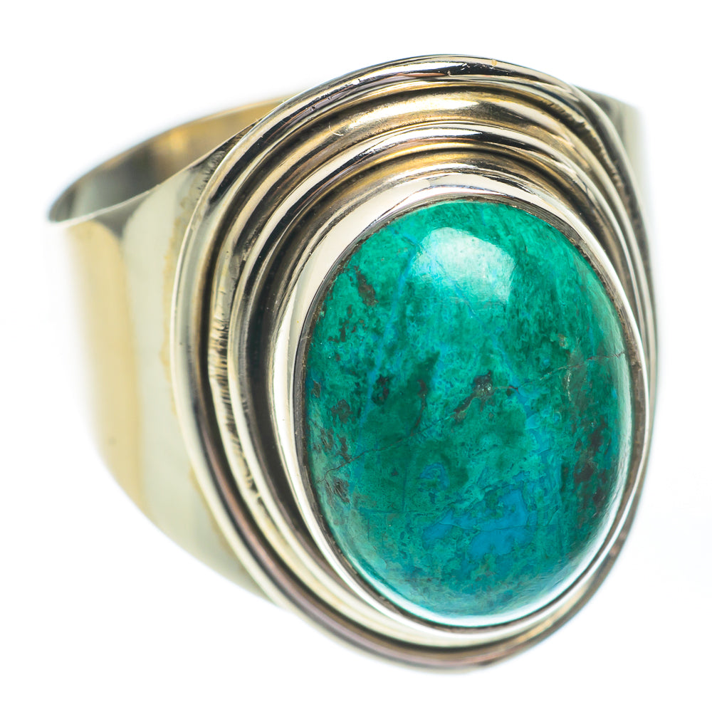 Chrysocolla Rings handcrafted by Ana Silver Co - RING67257