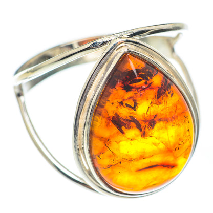 Baltic Amber Rings handcrafted by Ana Silver Co - RING67261