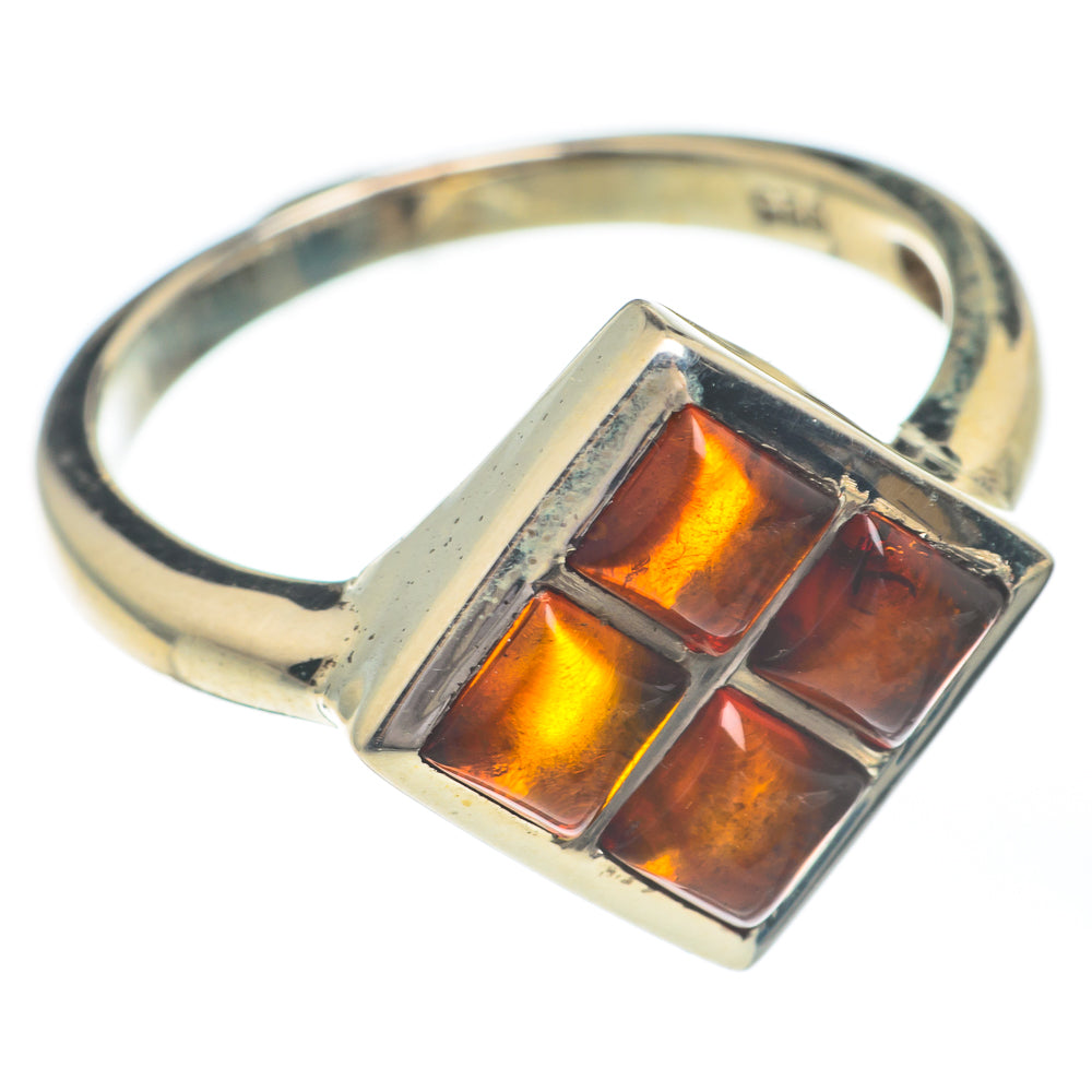 Baltic Amber Rings handcrafted by Ana Silver Co - RING67262