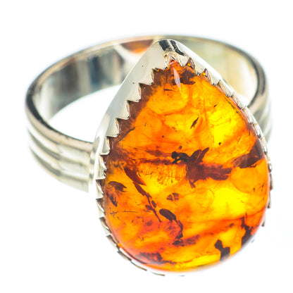 Baltic Amber Rings handcrafted by Ana Silver Co - RING67282