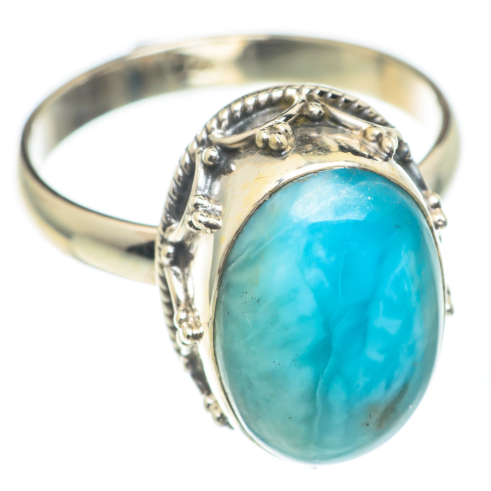 Larimar Rings handcrafted by Ana Silver Co - RING67300