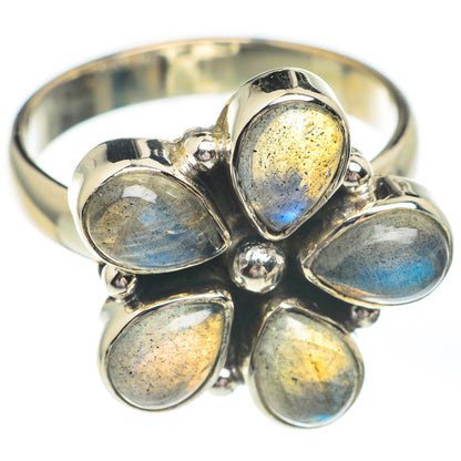 Labradorite Rings handcrafted by Ana Silver Co - RING67301