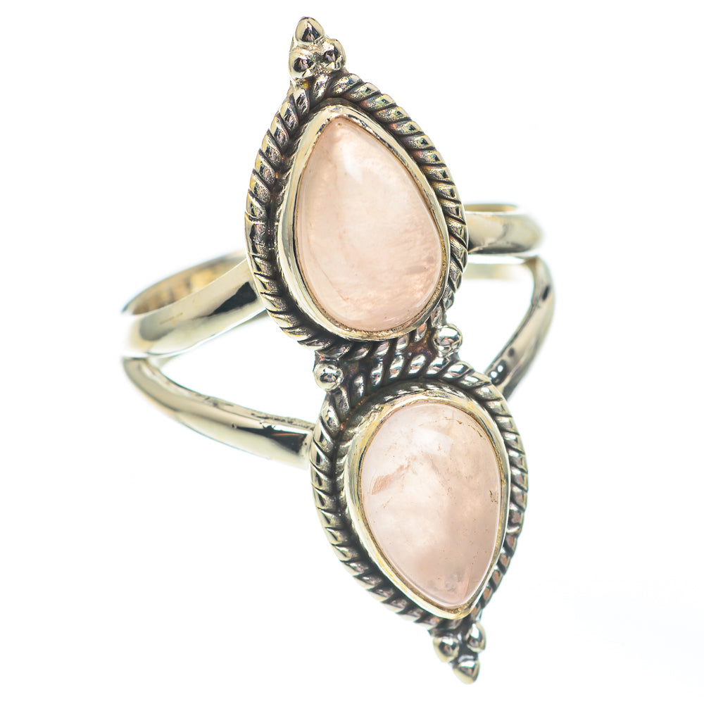 Rose Quartz Rings handcrafted by Ana Silver Co - RING67310