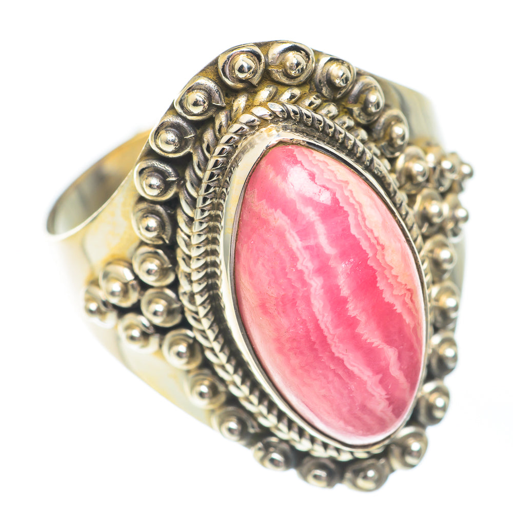 Rhodochrosite Rings handcrafted by Ana Silver Co - RING67311