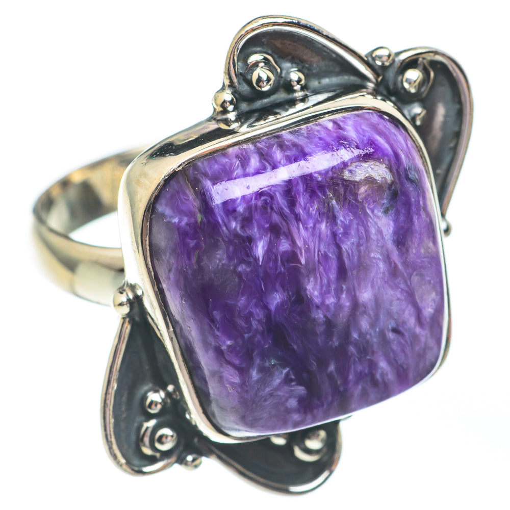 Charoite Rings handcrafted by Ana Silver Co - RING67314