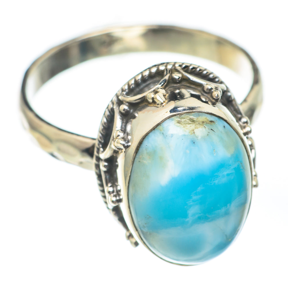 Larimar Rings handcrafted by Ana Silver Co - RING67326