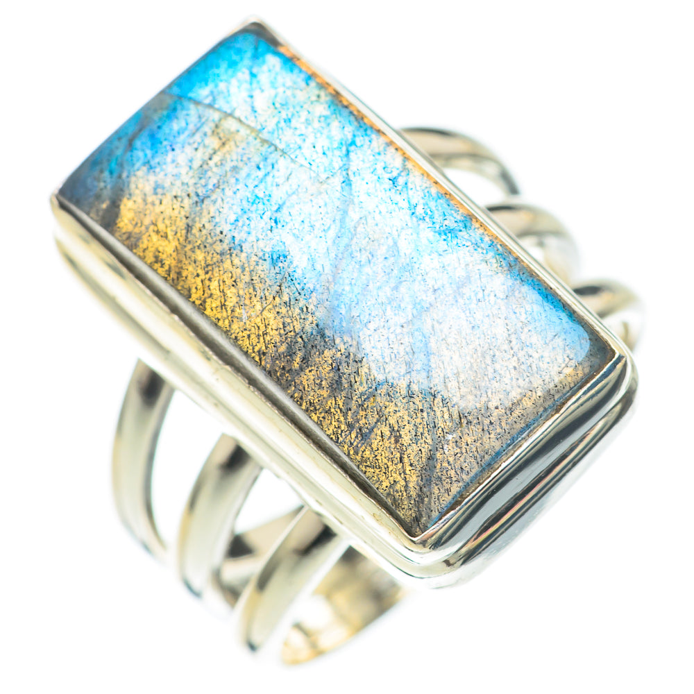 Labradorite Rings handcrafted by Ana Silver Co - RING67343