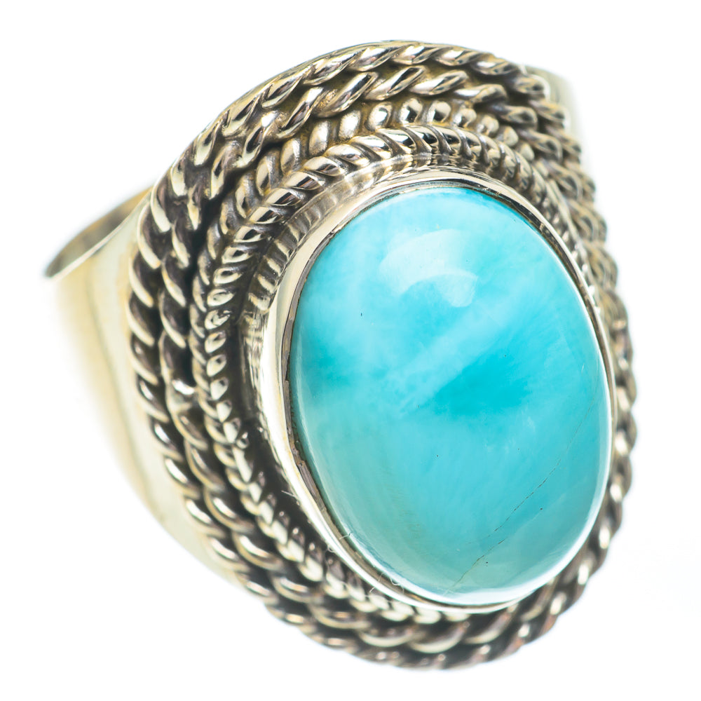 Larimar Rings handcrafted by Ana Silver Co - RING67344