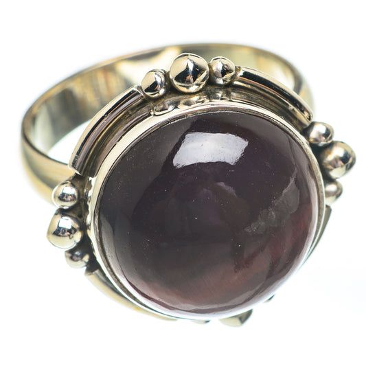 Red Tiger Eye Rings handcrafted by Ana Silver Co - RING67352