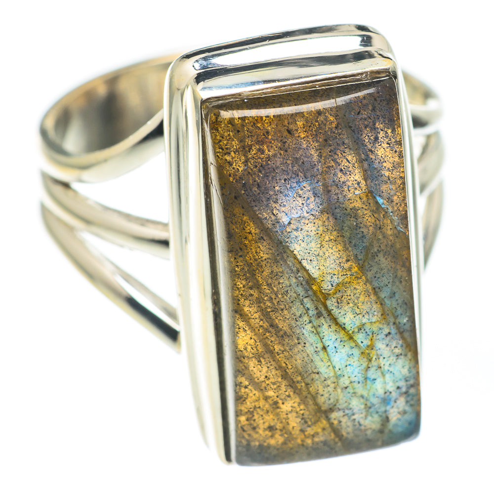 Labradorite Rings handcrafted by Ana Silver Co - RING67364
