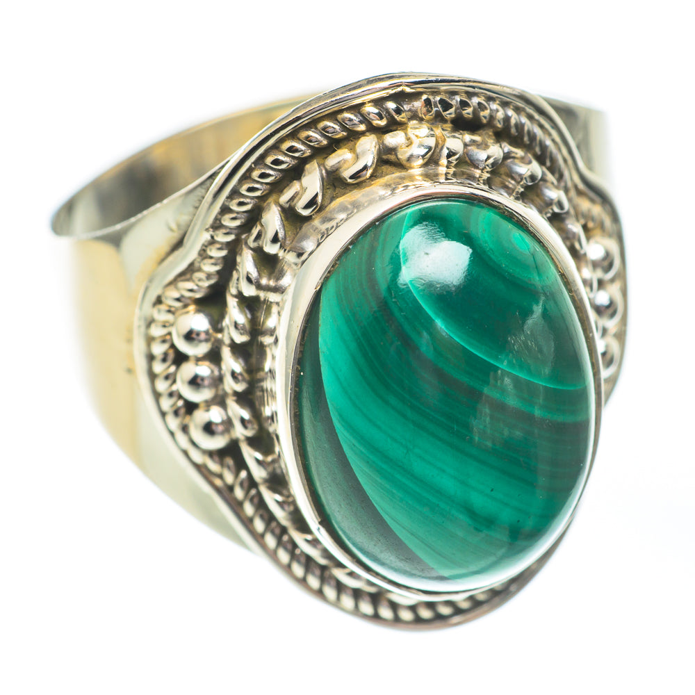 Malachite Rings handcrafted by Ana Silver Co - RING67370