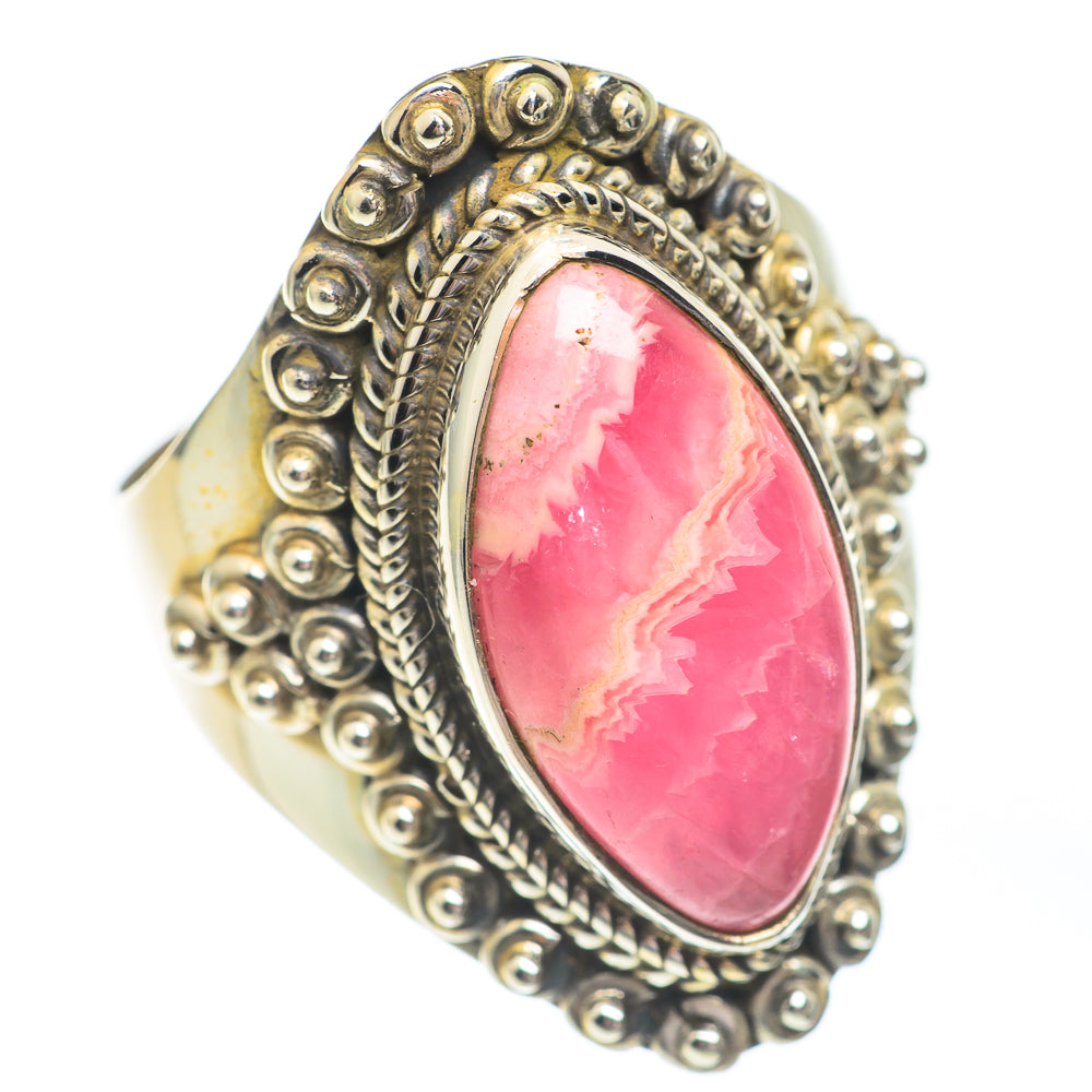 Rhodochrosite Rings handcrafted by Ana Silver Co - RING67376