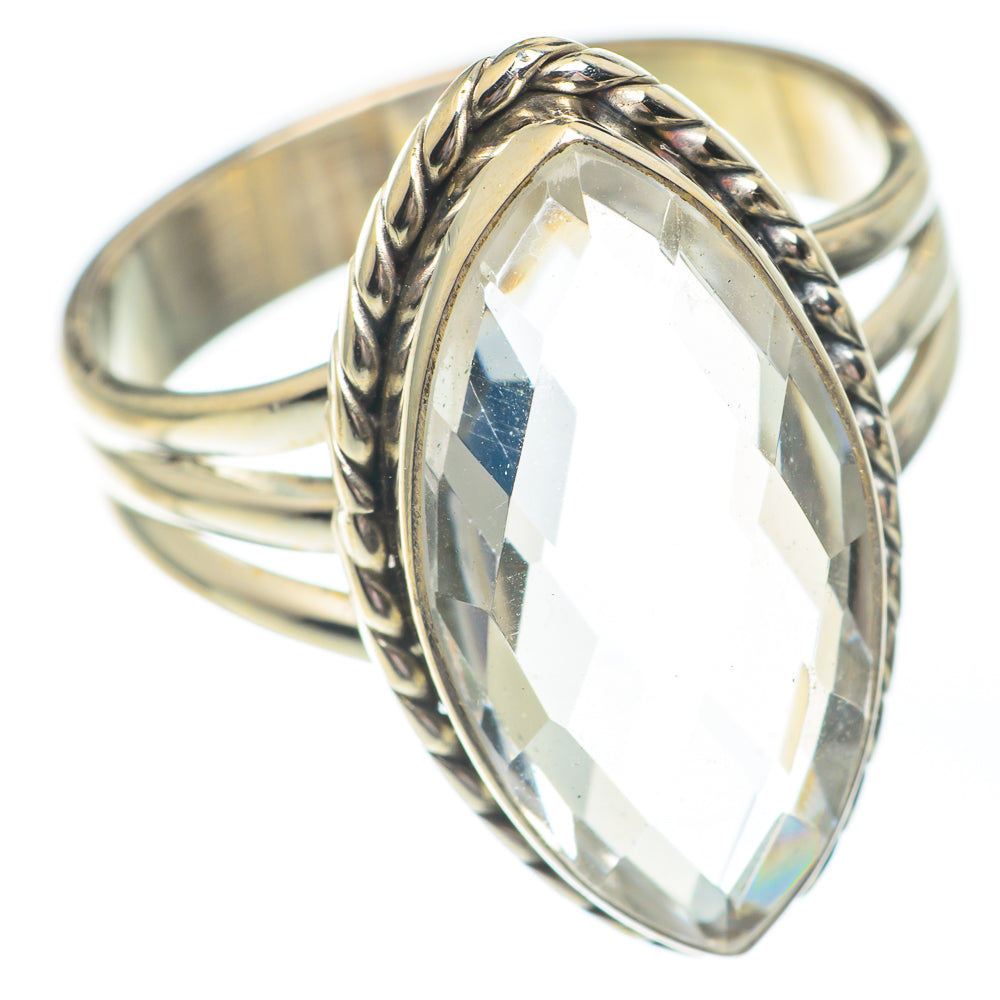 White Quartz Rings handcrafted by Ana Silver Co - RING67382