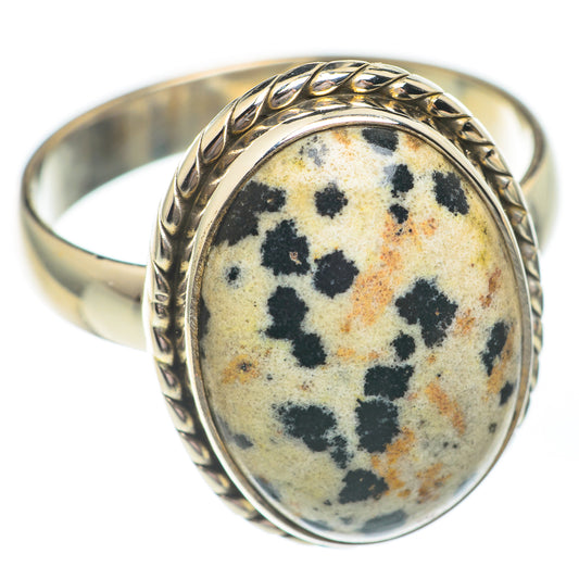 Dalmatian Jasper Rings handcrafted by Ana Silver Co - RING67384