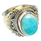 Larimar Rings handcrafted by Ana Silver Co - RING67385