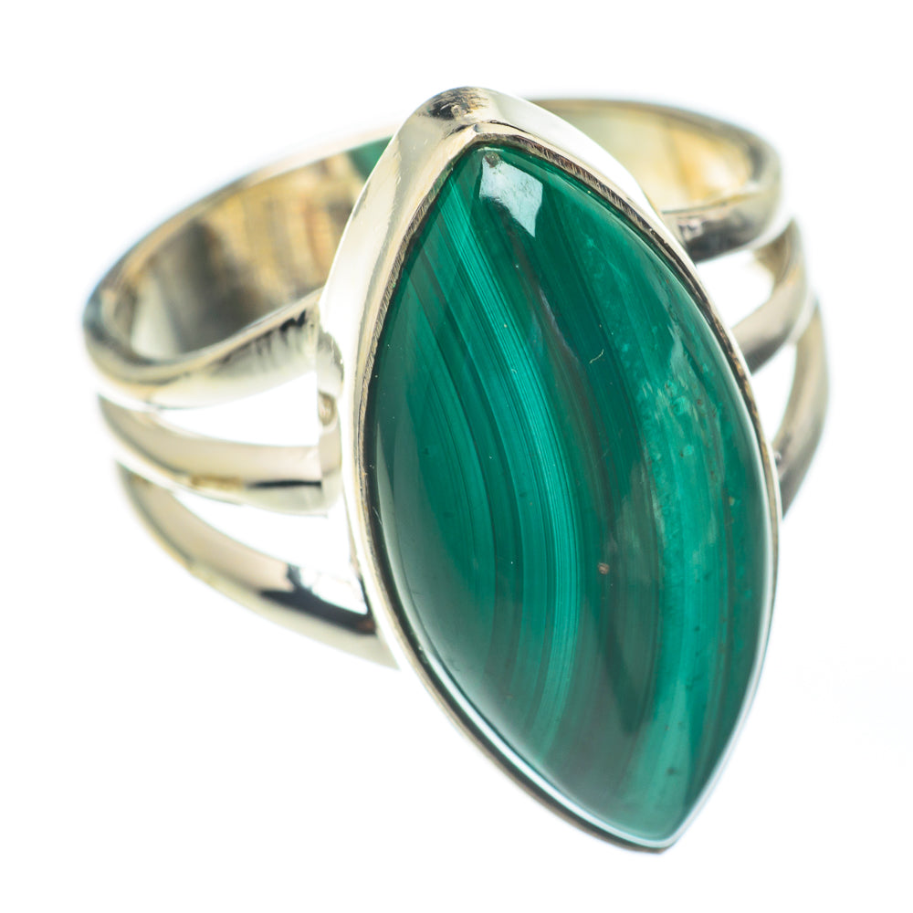 Malachite Rings handcrafted by Ana Silver Co - RING67392