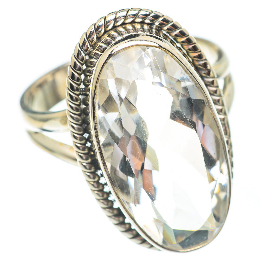 White Quartz Rings handcrafted by Ana Silver Co - RING67403