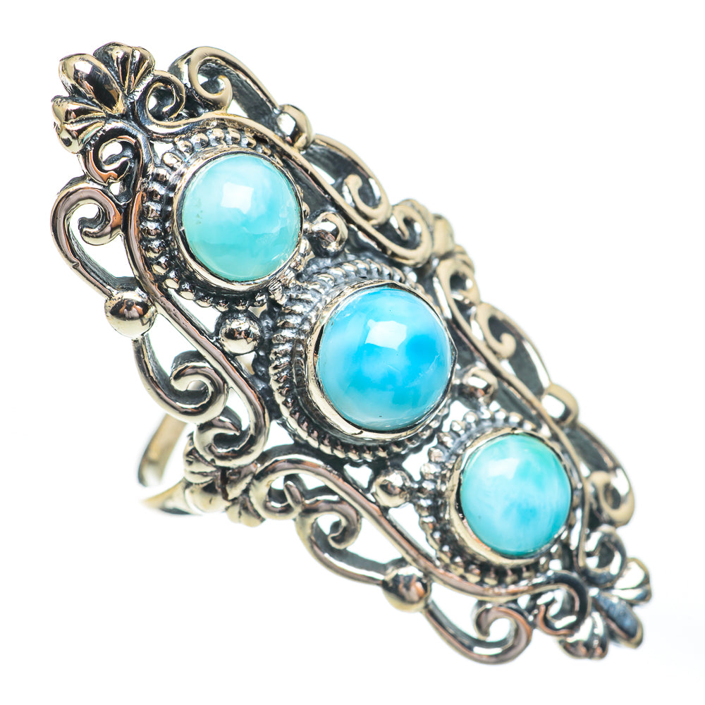 Larimar Rings handcrafted by Ana Silver Co - RING67406