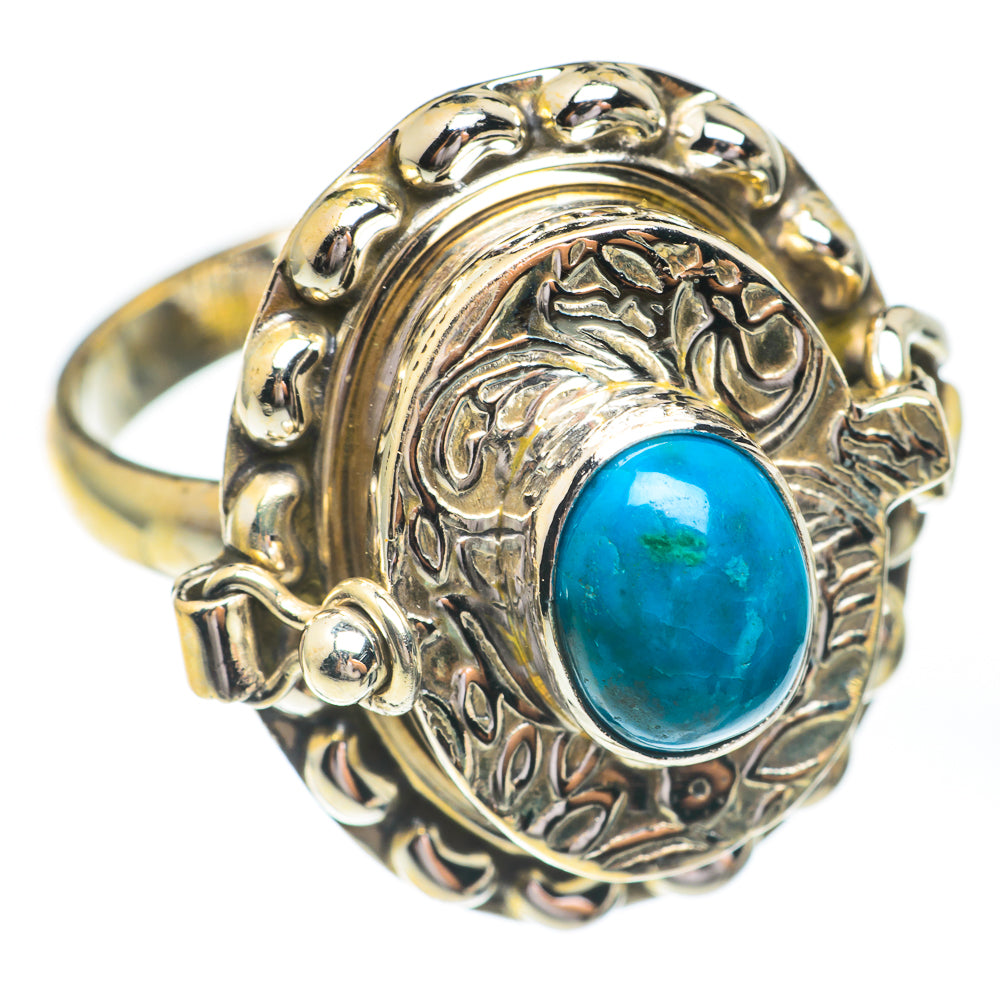 Chrysocolla Rings handcrafted by Ana Silver Co - RING67408