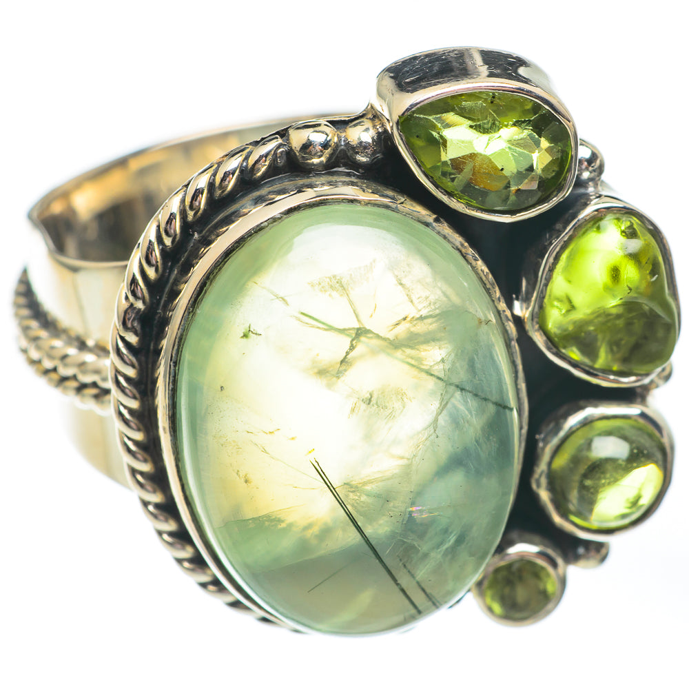 Prehnite Rings handcrafted by Ana Silver Co - RING67414