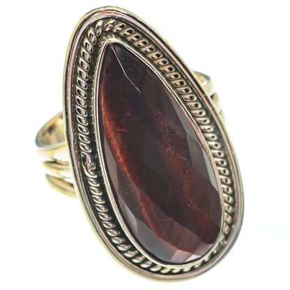 Red Tiger Iron Rings handcrafted by Ana Silver Co - RING67416