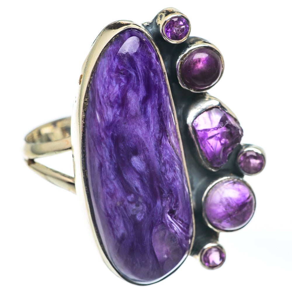 Charoite Rings handcrafted by Ana Silver Co - RING67423