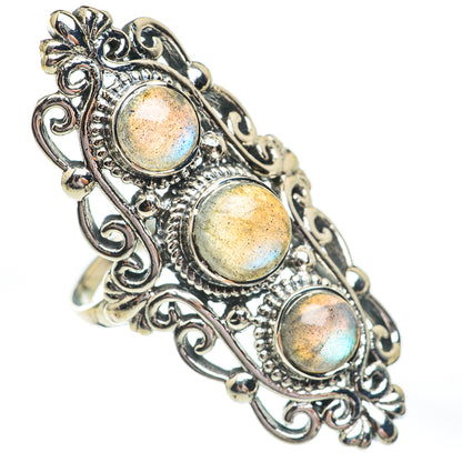 Labradorite Rings handcrafted by Ana Silver Co - RING67446