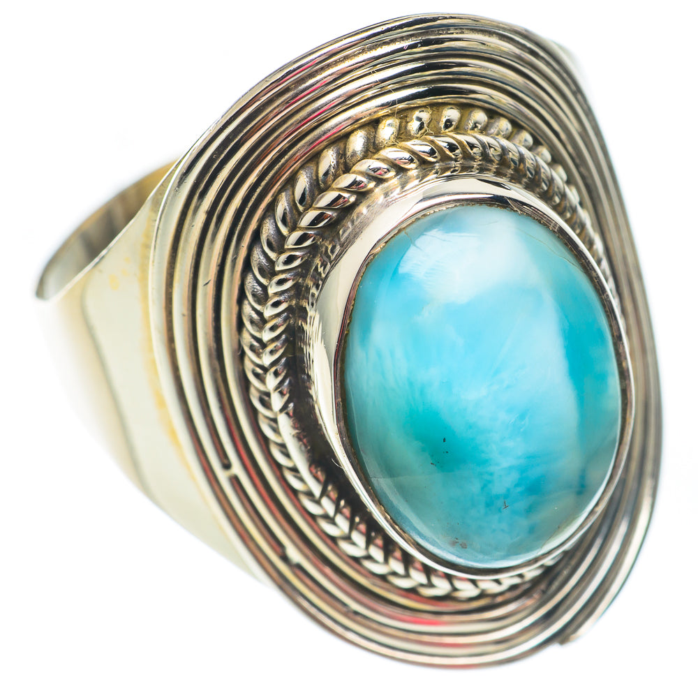 Larimar Rings handcrafted by Ana Silver Co - RING67462